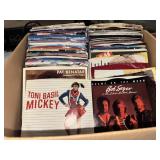 Awesome collection of mostly 1980s vinyl 45s