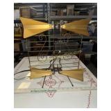 Vintage UHF bow tie Sputnik space age antenna