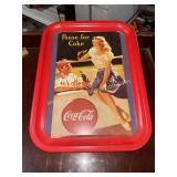 1992 reproduction Coca-Cola tray