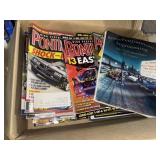 Box of Pontiac automotive magazines