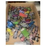 Box of vintage tootsie toys
