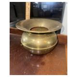 Brass spittoon