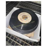 Box of 45s misc genres mostly without sleeves