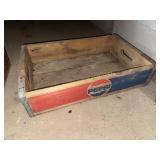 Red white & blue Pepsi crate