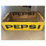 Yellow Pepsi crate