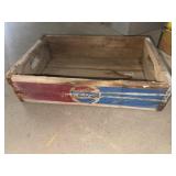 Red white & blue Pepsi crate