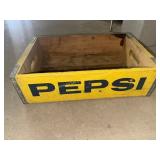 Yellow Pepsi crate