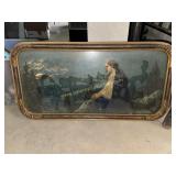 Antique framed Christ on the Mount of Olives