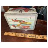 Vintage race boats lunchbox