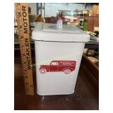Gordonï¿½s fresh foods enamel ware canister