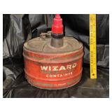 Wizard gas can with cool graphics