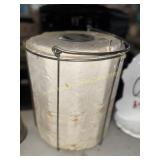 Vintage styrofoam bait bucket