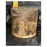 Antique 10cent fruit can with paper label