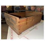 Wooden fruit crate