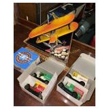 Diamond metal classic yellow airplane with set of