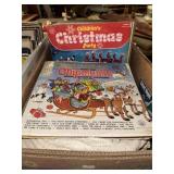 Box of misc vinyl records