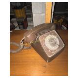 Brown telephone