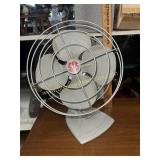 Vintage GE fan in original grey paint