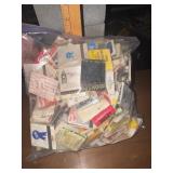 Gallon bag of advertising matchbooks