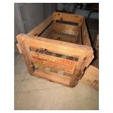 Wooden fruit crate