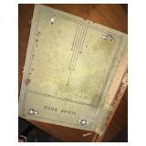 Scrapbook with war planes