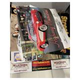 Group of mostly local automotive calendars