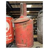Vintage Brookins 5 gallon service station fuel