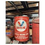 Vintage valvoline 2cycle mixing can
