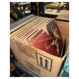 Box of vinyl records lots of gospel/inspirational