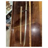 WWII Japanese military sword with sheath