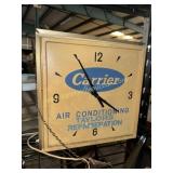 Carrier Air conditioning advertising clock