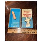 Vintage stuffed nose relief novelty gag gift