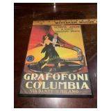 Reproduction advertising art deco wall plaque