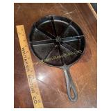 Cast iron cornbread skillet