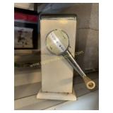 Vintage Ice-O-Mat hand crank ice crusher