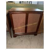 Vintage Philco console radio and record player