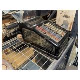 Wales adding machine with beveled ad glass