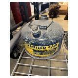 Blue gas can