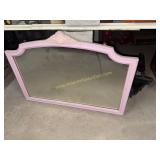 Painted vanity mirror