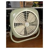 Small box fan on stand
