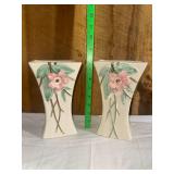McCoy Pottery Blossom and Branch Vases
