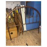 Copper Colored Metal Headboard