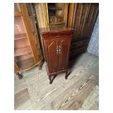 Wood Jewelry Armoire with Mirror and Multiple Drawers