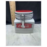 Coca-Cola Canister with Metal Bail Closure