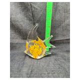 Art glass fish paperweight