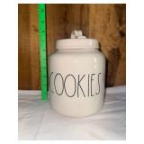 Rae Dunn Ceramic Cookie Jar with Lid