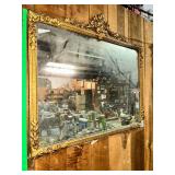 Ornate Gold Framed Wall Mirror