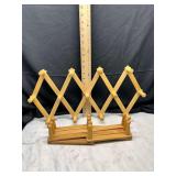 Wooden Accordion Wall Rack