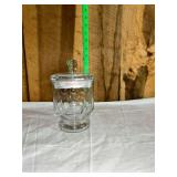 Clear Glass Canister with Lid