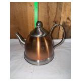 Copper and Stainless Steel Tea Kettle